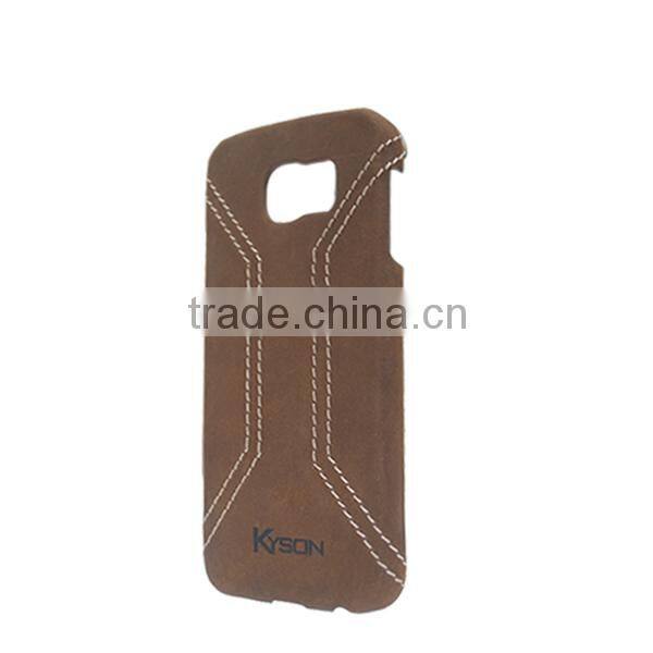 Genuine Leather Case for Galaxy S6 edge, Handmade Mobile Cover