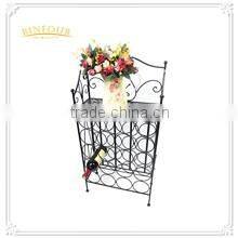Hot sale metal antique flower pots round bike planter