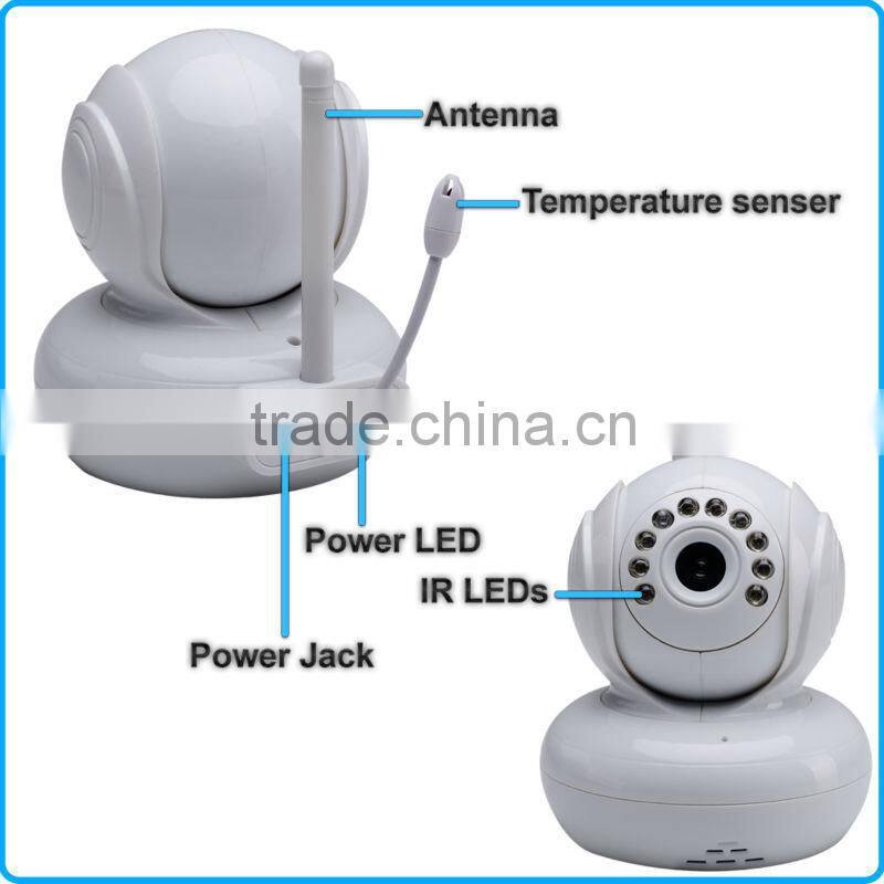 3.5 Camera Digital Night Vision Pan Tilt PTZ Zoom Video Wireless Baby Monitor