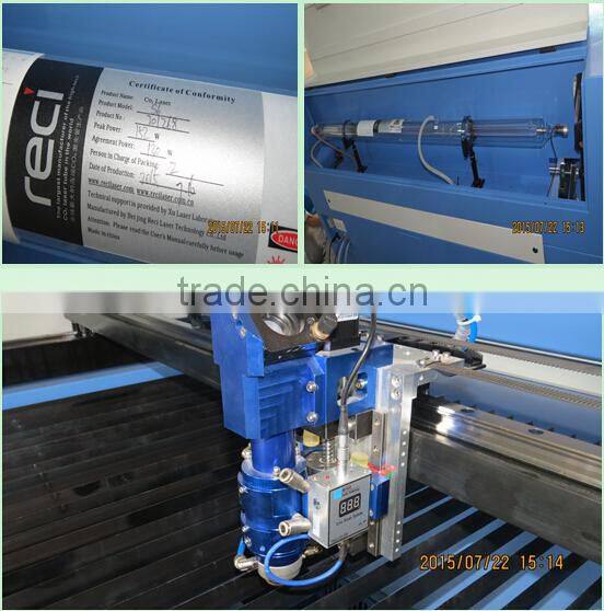 1mm stainless steel cutting with 150w reci laser machine G1612