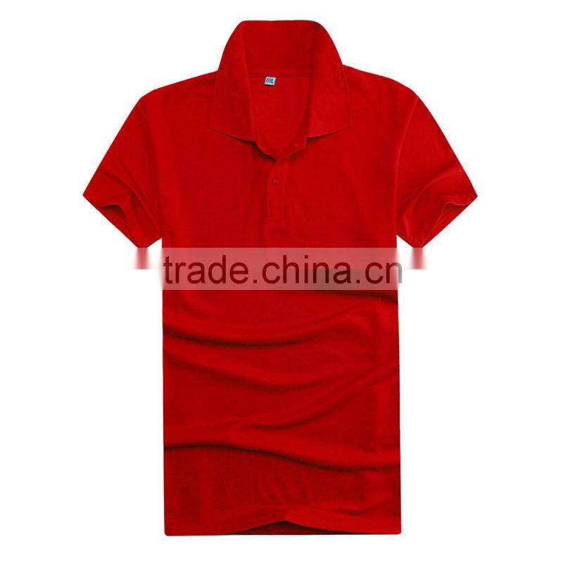 Guangzhou Luoqi Custom Blank Polo/180g 35% Cotton 65% Polyester Unisex Polo/ Summer Casual Short Sleeve Dry Fit Polo