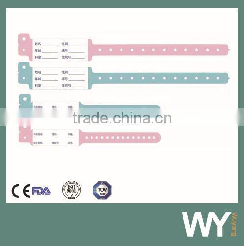Non-toxic Plastic PVC ID Band