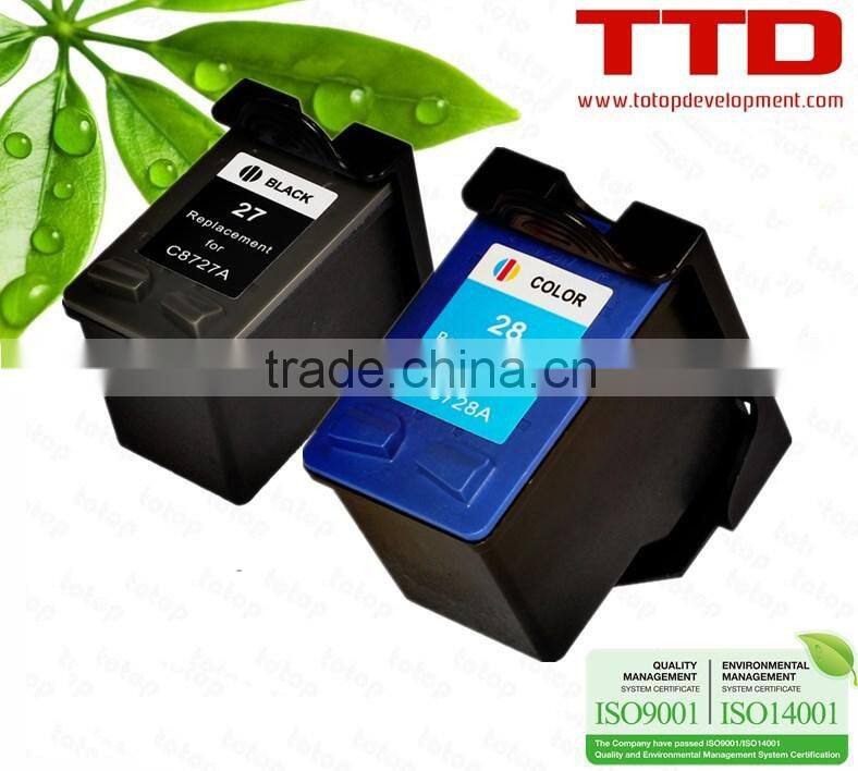 TTD Ink Cartridge C8727A C8728A for HP 27 28 cartridge