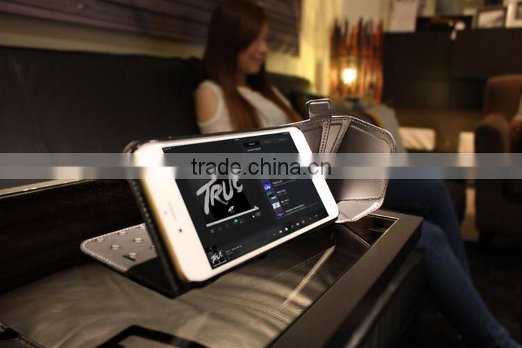 Fashion Lustre Flip Leather Phone Case Cover for iPhone 6s with Stand Function Case