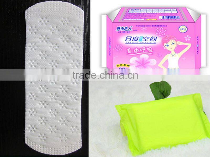 Non-woven Ultra Thin Lady Anion Sanitary Pad (OEM),ultra thin panty liner