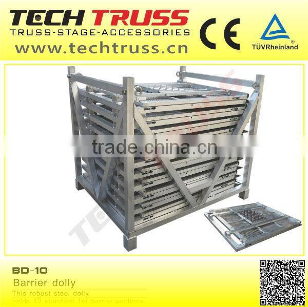 S-BAR02 Safety Used Crowd Control Barrier Gate,Portable Steel Barrier, Gate Surface finish with cold galvanizing