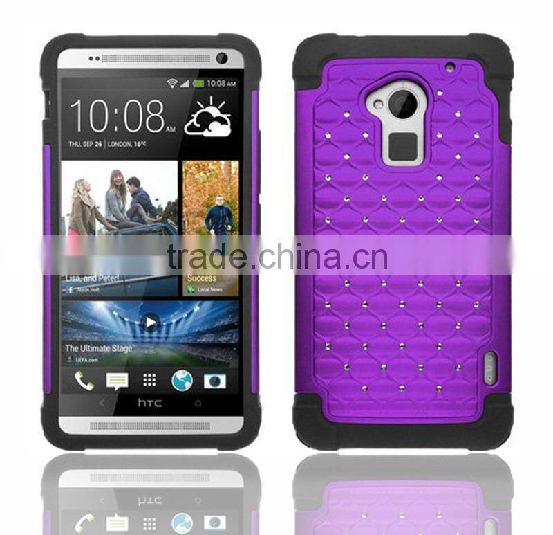 2015 New splendid Luxury Deluxe crystal Case for HTC One Max T6