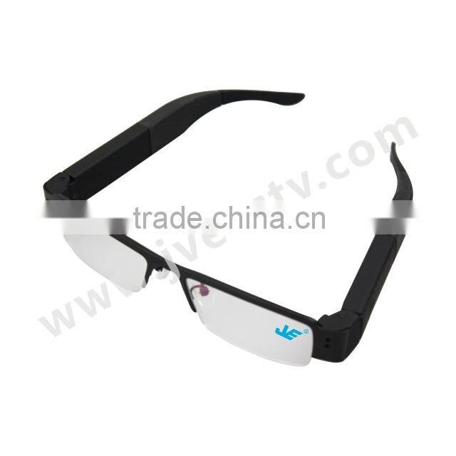 Plain Eyeglasses Hidden Camera Glasses DVR Webcam Digital Video Recorder Glasses Cam Webcam 4GB TF Card 720P JVE 3107D-2