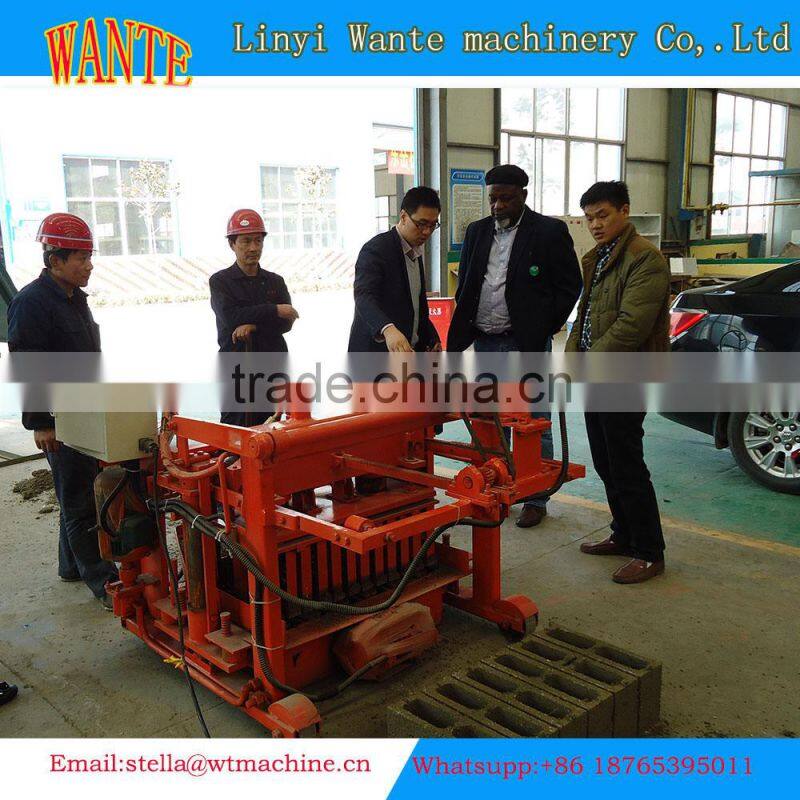 QT40-3 mini egg laying concrete block machine price