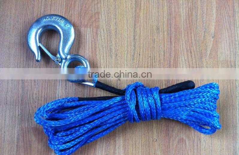 10mm*15m,UHMWPE ROPE synthetic winch rope