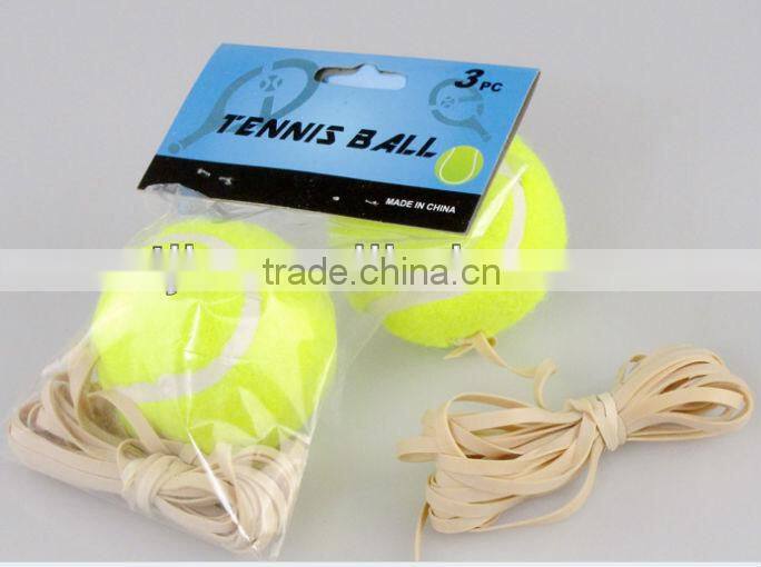 High quality rubber tennis ball with string