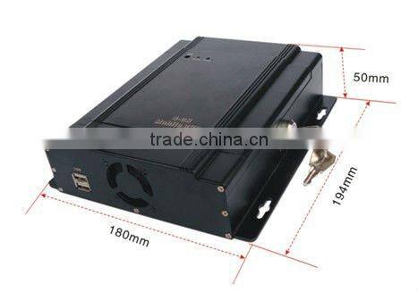 4-CH Hard Disk Vehicle DVR with Built-in 3G and Wifi Module