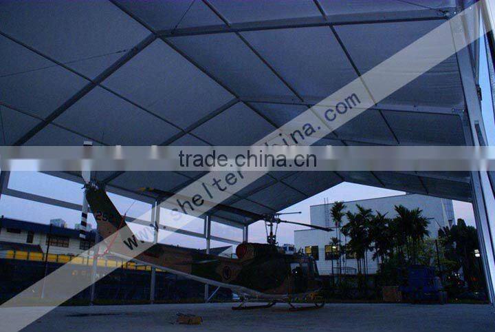 Shelter Tent used for aircraft shade