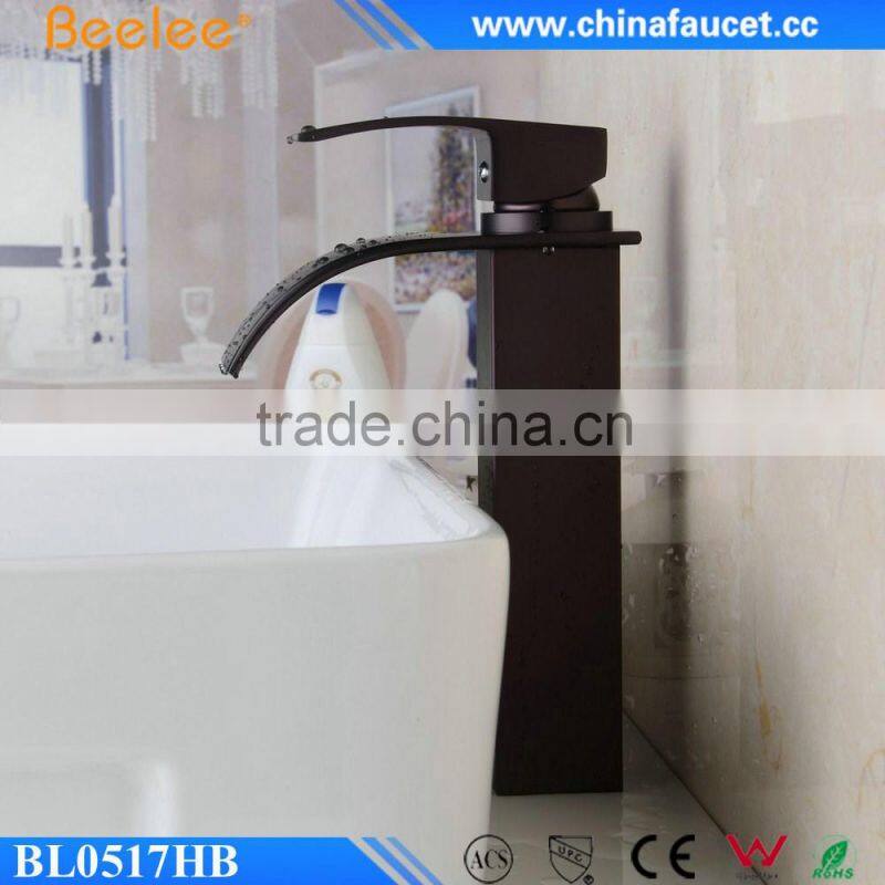 Beelee New Black Orb Bathroom Brass Single Handle Faucet sink tap