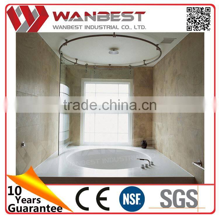 China manufacture promotional river marble above counter basin