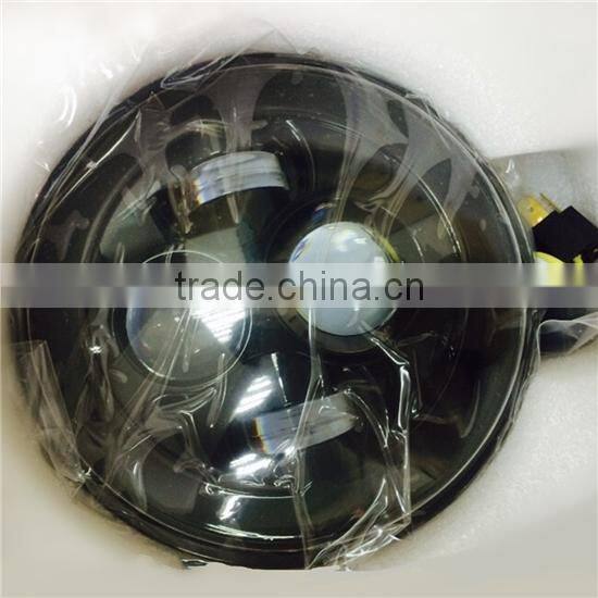 5-3/4" MOTORCYCLE LED Chrome 5.75 PROJECTOR LIKE DAYMAKER HEADLAMP for Harley Davidson