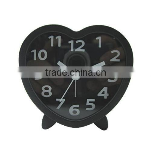 Candy color heart Shape Index Alarm Clock