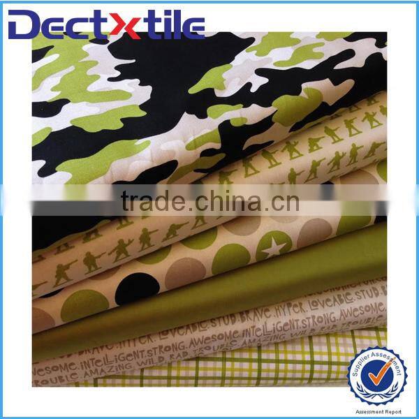 polyester and cotton camouflage camo printing fabric for soldiers