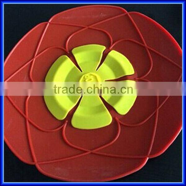 Silicone Spill Stopper Lid for over boil protectors 10" , foodgrade FDA approved round cooking pot spill stopper lid/cover