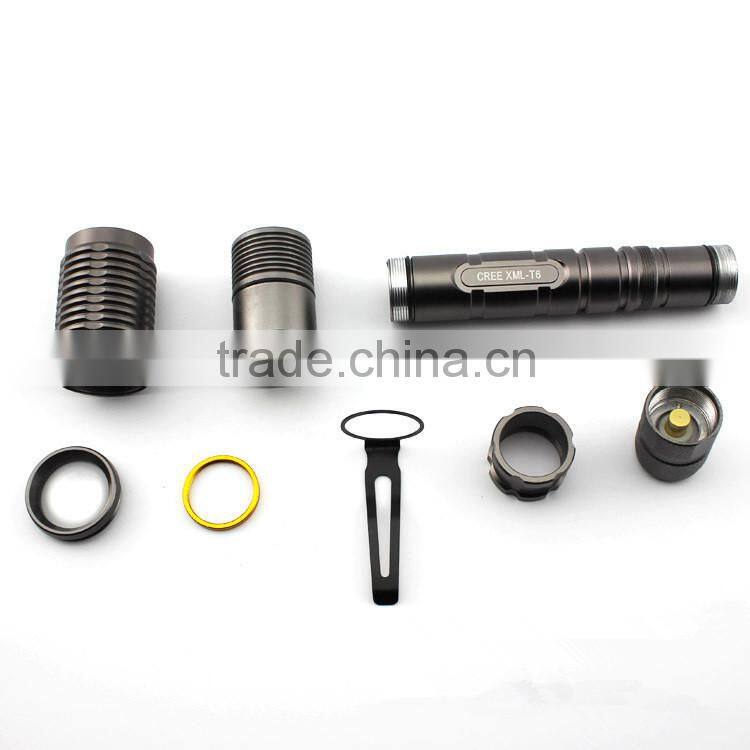 Cheap wholesale LED Rechargeable Police flashlight, police security led flashlight