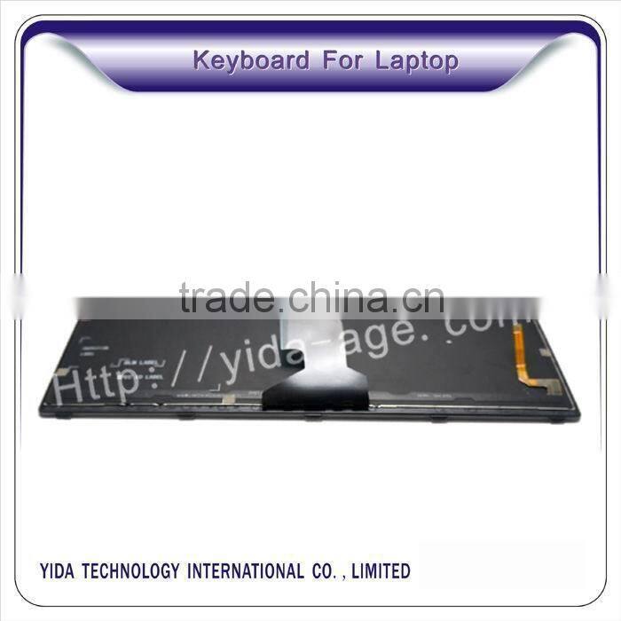 US layout laptop keyboard for lenovo z400 laptop backlit with frame