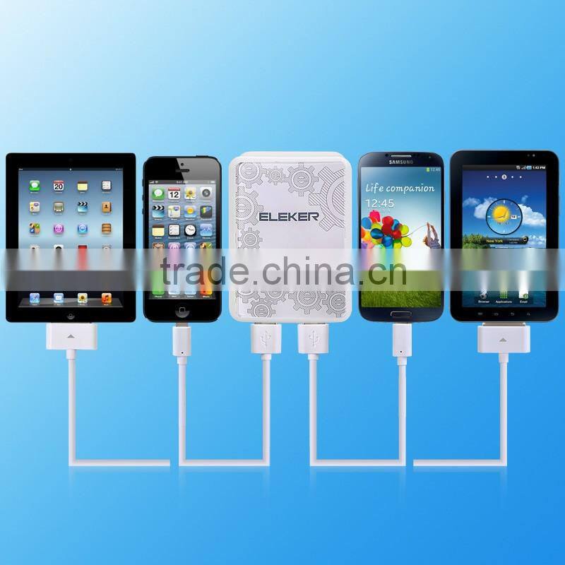 Factory OEM 4.8A Multiple 4 Port USB Wall Charger Charging Travel Power Adapter Portable Travel Charger