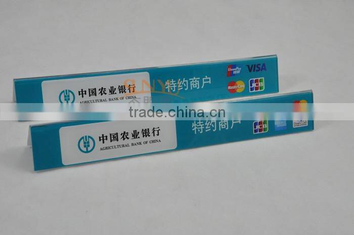 Custom Dimension Unionpay Bank Acrylic Signs
