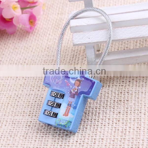competitive price custom clothes shape cheap combination lock wholesale