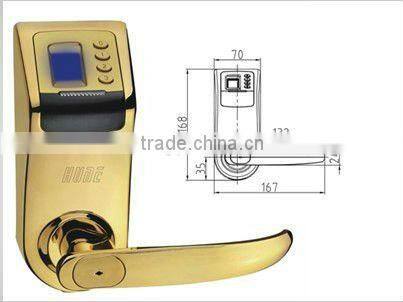 KO-FPS100 Hot selling Wireless light control fingerprint door lock