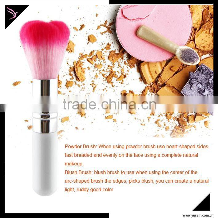 5 pcs personalized makeup brush set