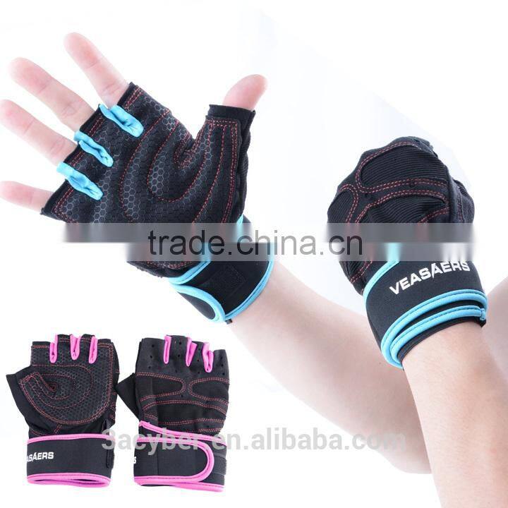 New 1 Pair Shockproof Gym Cycling Gloves/Bicycle Glove/Sports Glove Half Finger