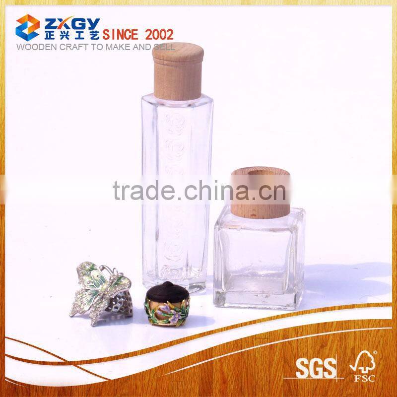 100ml glass bottle with cork