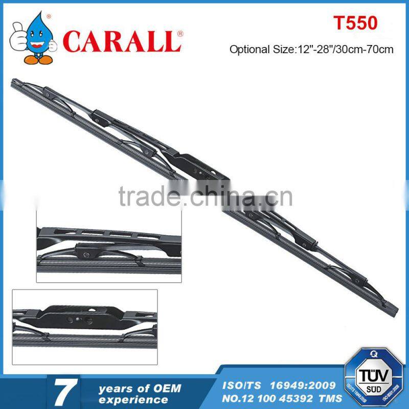 1.2mm anti-rust frame wiper blade windshield cleaning metal brush