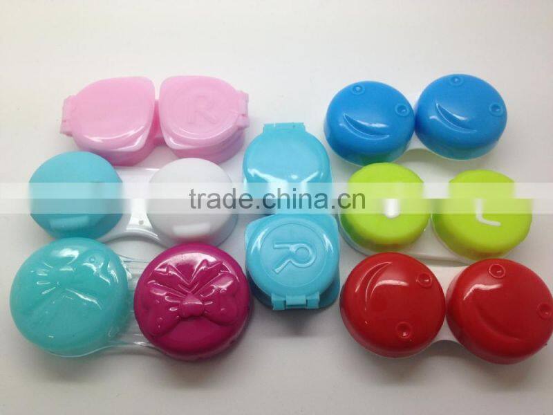 Factory cheap Contact Lens Case, contact lens box, lovely cartoon contact lens case