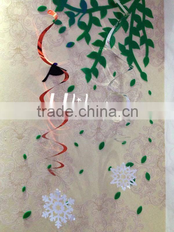 wedding souvenirs tinsel hanging decoration Butterfly garland mirror garland butterfly
