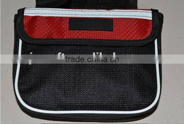 Mountain bike necessary accessories waterproof durable bicycle bag with phone holder