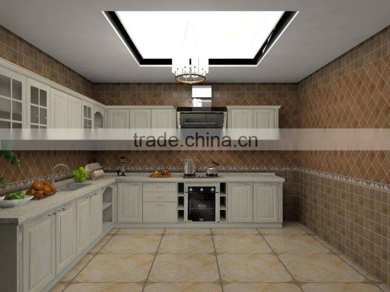 european style kitchen cabinet door/pvc laminated kitchen cabient door