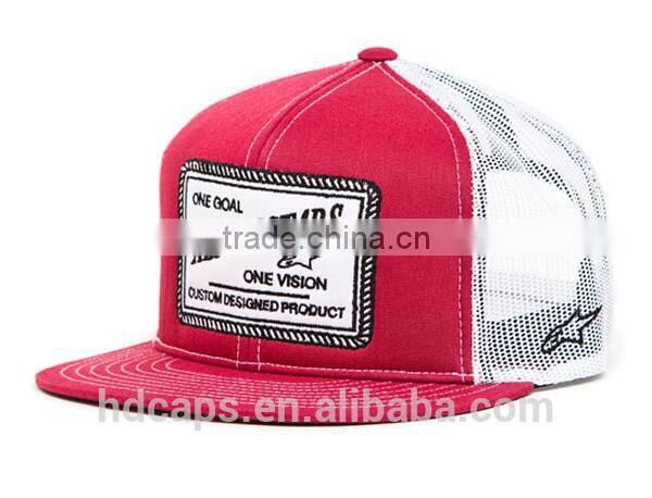 Custom embroidery patch trucker cap