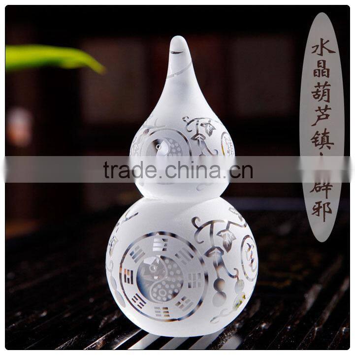 K9 crystal material Wu Lou-Gourds ,chinese Wu Lou statue