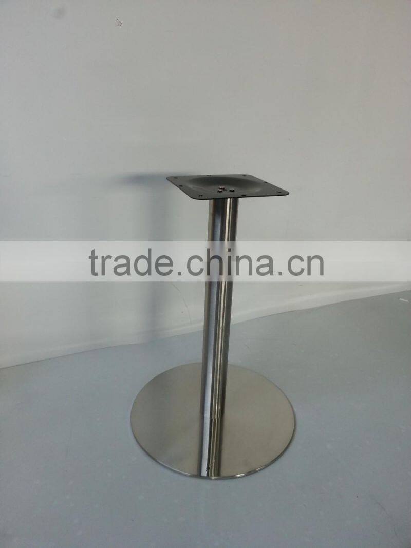 Stainless steel cafe table base