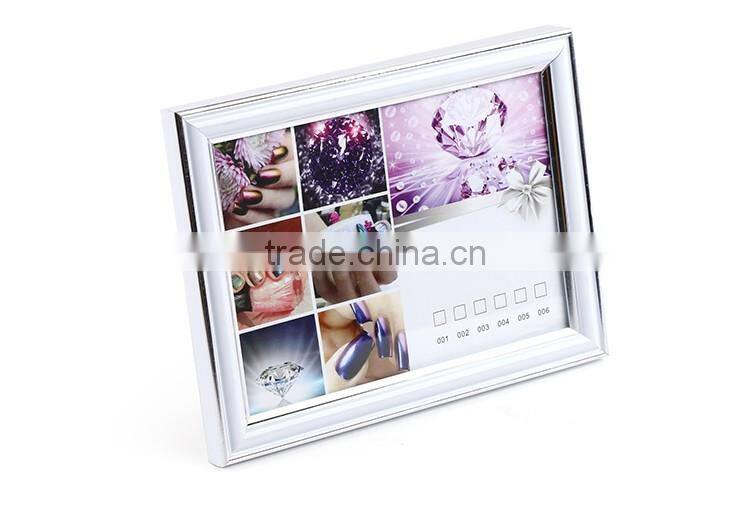 6 colors nail art mirror effect powder mirror nail pigment powder