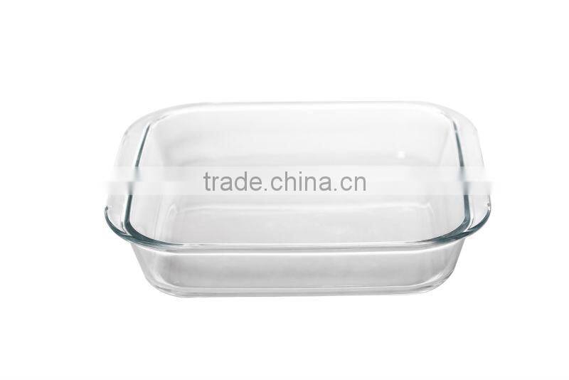 wholesale glass cake pan oven microwave and dishwasher safe hot sale in alibaba