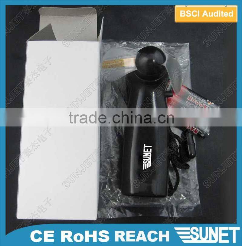 New 2016 portable Logo printing LED hand fan