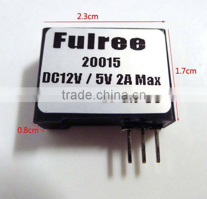 Ultra Mini DC/DC Buck Step-down Converter DC 7-22V 12V to 5V 2a Power Supply