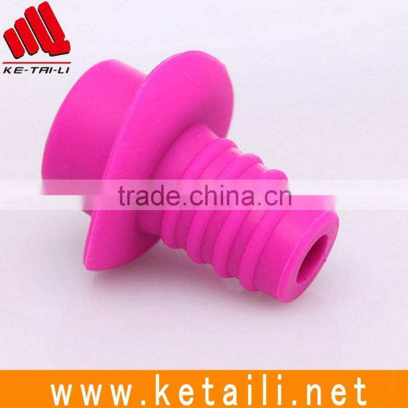 2016 wholesales hot selling fashional high quality cheap christmas silicone wine bottle stopper made in China