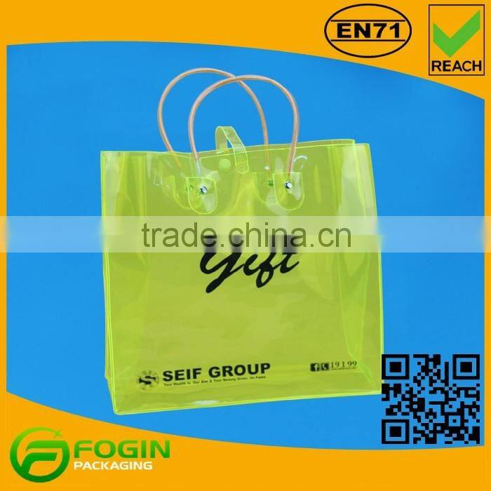 wholesale pvc shopping bag tote