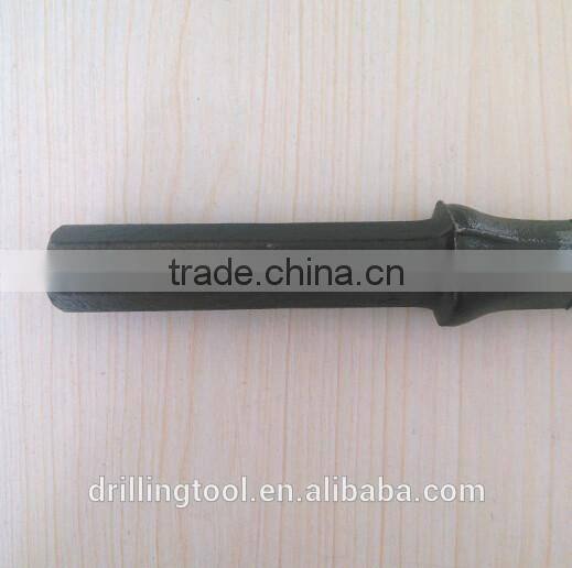 China High Quality , Chisel Bit integral Drill Steels and Taper Rod , Hex19--H22 , Shank19*108mm , Length 400-8000mm