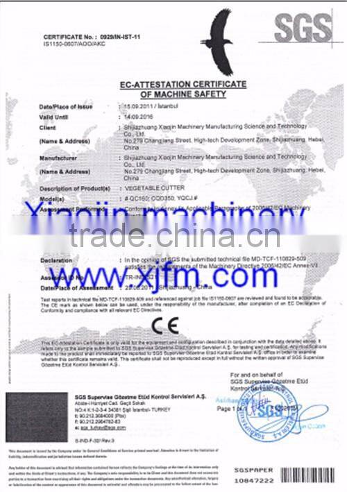 Vegetable Cutting Line