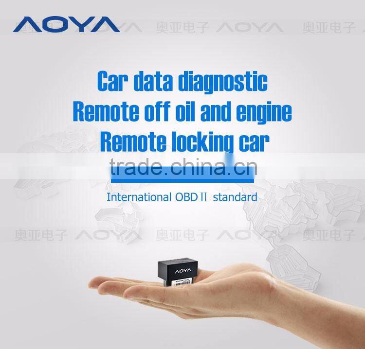 Mini GPS tracking device for vehicle obd ii GPS Tracker off oil engine Remote locking car