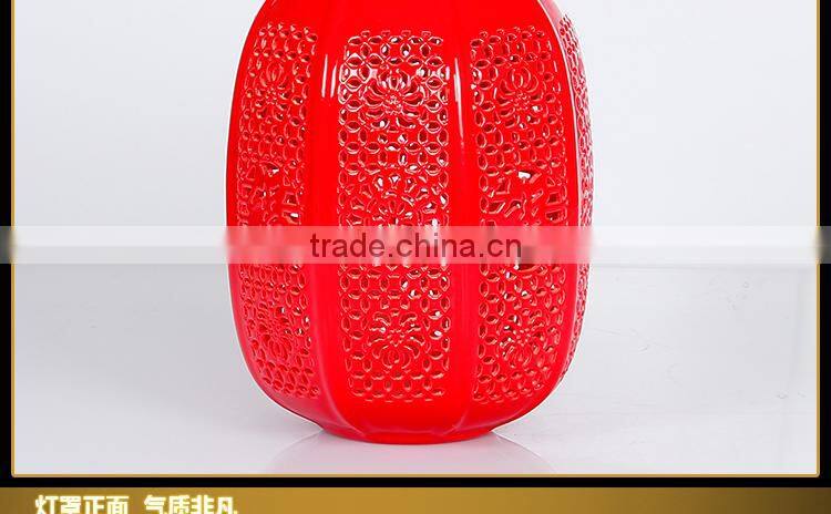 Vintage Chandelier 4 Light Classic Porcelain Wood ceiling light Hall Living Room